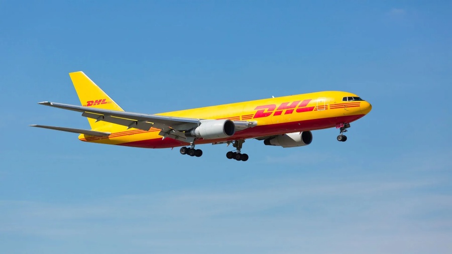 DHL Express公司的运货飞机 DHL Express公司的运货飞机